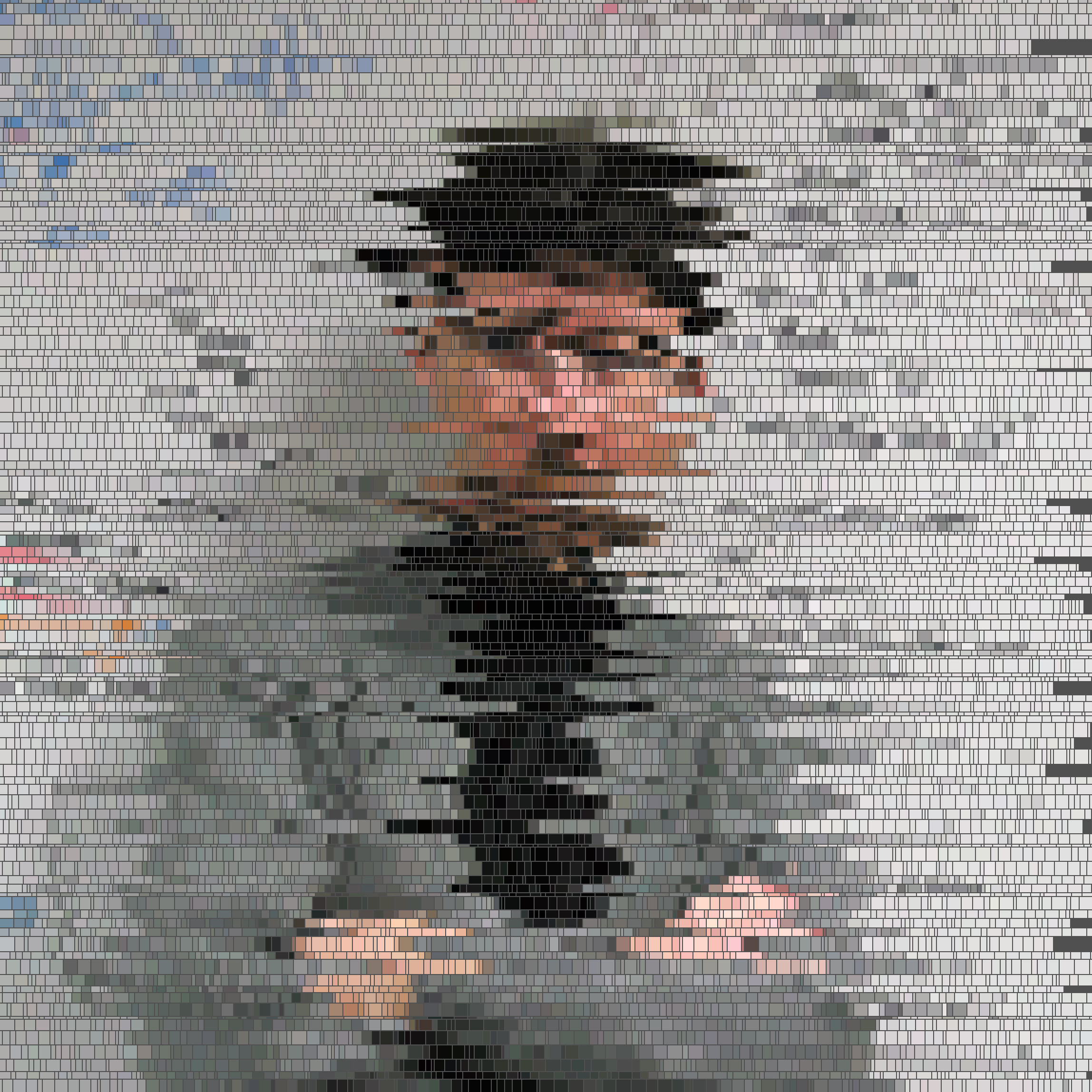 Stylized photograph of Grosser's Flexible Pixels Project portrait