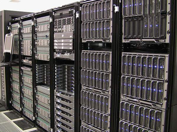 A photo of NCSA's iForge Cluster