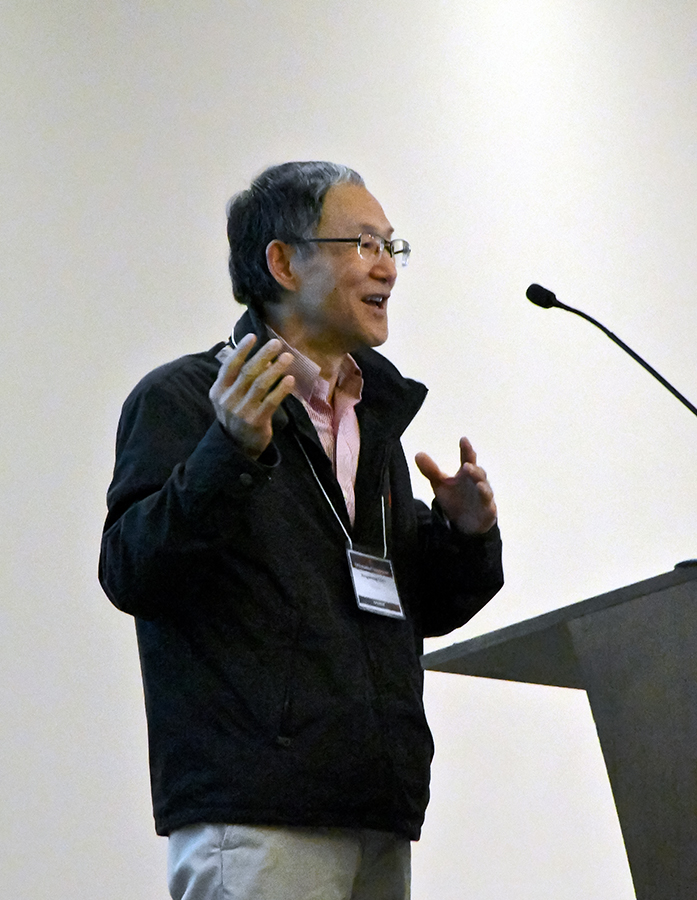 Yongsheng Chen, professor in civil and environmental engineering from Georgia Tech, presents at the 2024 annual CDA conference.