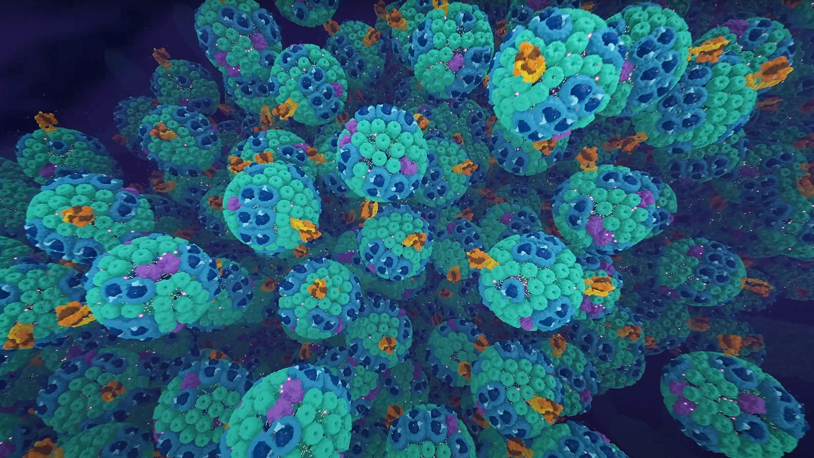 A screen capture from Birth of Planet Earth modeling photosynthesis.